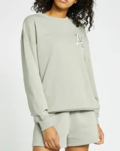 Hot Dunnes Stores Slogan Crew Neck Sweatshirt