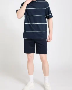 Discount Dunnes Stores Smart Essentials Relaxed Fit Stripe T-Shirt