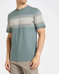 Online Dunnes Stores Smart Essentials Stripe T-Shirt
