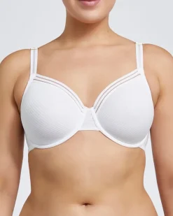 Clearance Dunnes Stores Smoothing Stripe Non-Padded Wired Bra