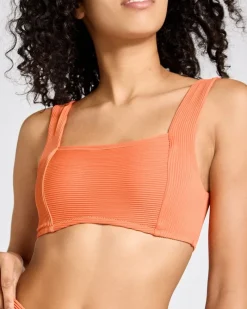 Hot Dunnes Stores Square Neck Rib Bikini Top