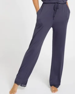 New Dunnes Stores Straight Leg Lace Pyjama Pants