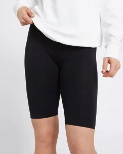 Fashion Dunnes Stores Stretch Cotton Black Bicycle Shorts