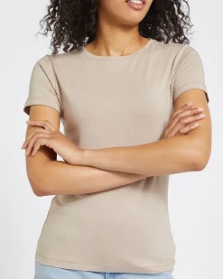 Hot Dunnes Stores Stretch Crew Neck T-Shirt
