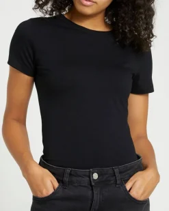Outlet Dunnes Stores Stretch Crew Neck T-Shirt