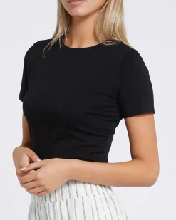 Online Dunnes Stores Stretch Crew Neck T-Shirt