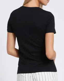Online Dunnes Stores Stretch Crew Neck T-Shirt