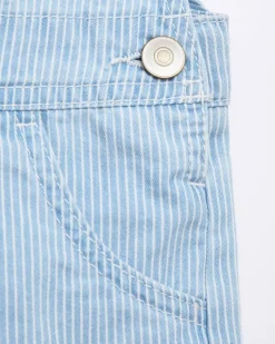Sale Dunnes Stores Stripe Dungaree (3-14 Years)