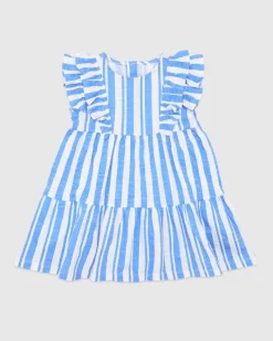 Outlet Dunnes Stores Stripe Jersey Dress (6 Months-5 Years)