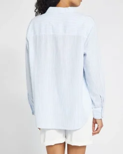 Fashion Dunnes Stores Stripe Linen Rich Shirt