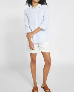 Fashion Dunnes Stores Stripe Linen Rich Shirt