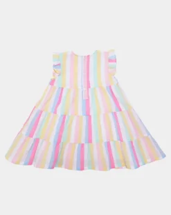 Fashion Dunnes Stores Stripe Lurex Dress (6 Months-5 Years)