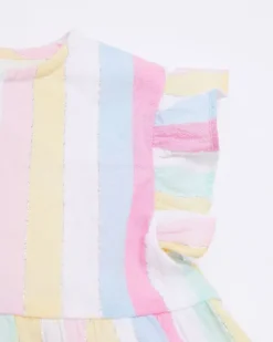 Fashion Dunnes Stores Stripe Lurex Dress (6 Months-5 Years)