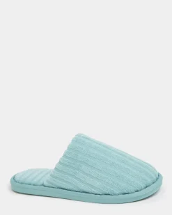 Best Dunnes Stores Stripe Towelling Mule Slipper