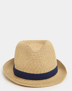 Hot Dunnes Stores Stripe Trilby Hat (3-11 Years)