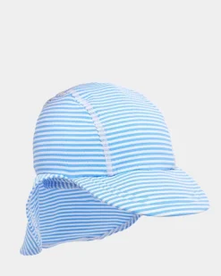 Clearance Dunnes Stores Striped Blue Swim Hat