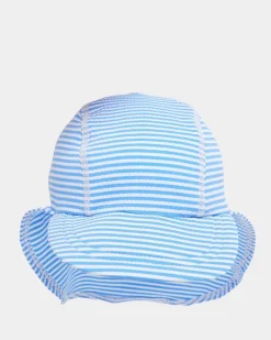 Clearance Dunnes Stores Striped Blue Swim Hat