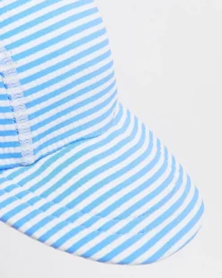 Clearance Dunnes Stores Striped Blue Swim Hat