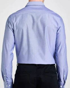Fashion Dunnes Stores Tailored Fit Long Sleeved Knitted Stretch Shirt