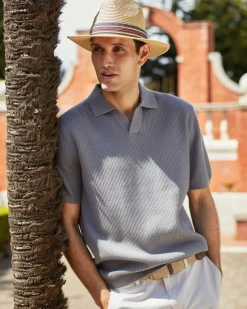 New Dunnes Stores Texture Revere Polo Top