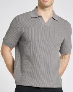 New Dunnes Stores Texture Revere Polo Top
