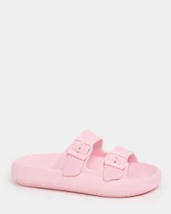 Fashion Dunnes Stores Textured Strap Sliders