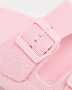 Fashion Dunnes Stores Textured Strap Sliders
