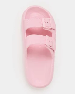 Fashion Dunnes Stores Textured Strap Sliders