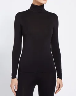 Online Dunnes Stores Thermal Heat Activate Long Sleeved Polo Neck Top