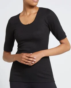 Discount Dunnes Stores Thermal Short Sleeved Top