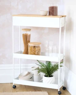 Outlet Dunnes Stores Three Tier Caddy With Bamboo Board