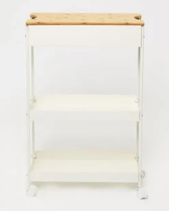 Outlet Dunnes Stores Three Tier Caddy With Bamboo Board