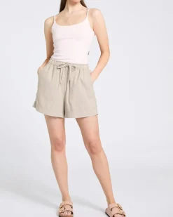 Clearance Dunnes Stores Tie Linen Shorts