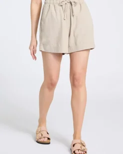 Clearance Dunnes Stores Tie Linen Shorts