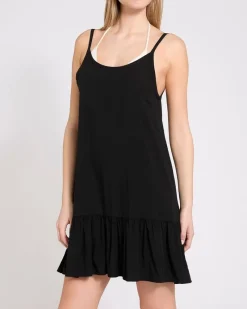 Discount Dunnes Stores Tiered Viscose Mini Dress