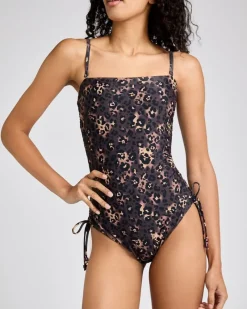 Hot Dunnes Stores Tummy Control Bandeau Swimsuit