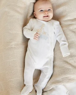 Discount Dunnes Stores Two-Way-Zip I Love Mummy Sleepsuit (Newborn-12 Months)