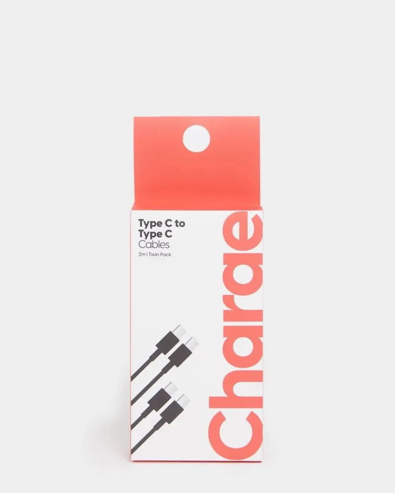 Discount Dunnes Stores USB Type-C Charging Cable (Pack Of 2)
