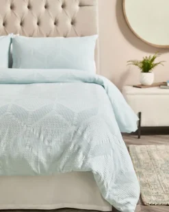 Discount Dunnes Stores Waffle Microfibre Duvet Set