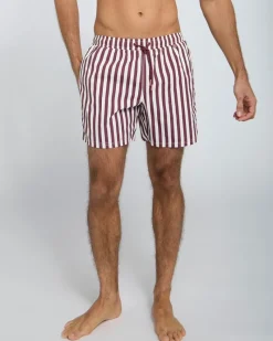Fashion Dunnes Stores Washed Stripe Printed Swim Shorts