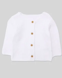 Online Dunnes Stores White Cardigan (Newborn-12 Months)
