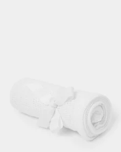 Fashion Dunnes Stores White Cellular Shawl