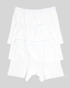 Fashion Dunnes Stores White Cotton Rich Keyhole Trunks - Pack Of 3