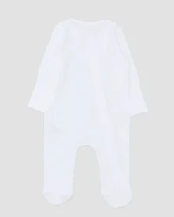 Outlet Dunnes Stores White Two-Way-Zip Sleepsuit - Pack Of 3 (Newborn-23 Months)