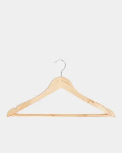 Sale Dunnes Stores Wooden Hangers - Pack Of 5
