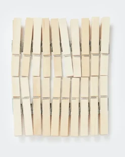 Sale Dunnes Stores Wooden Pegs - Set Of 40