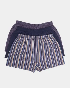 Outlet Dunnes Stores Woven Boxers - Pack of 3