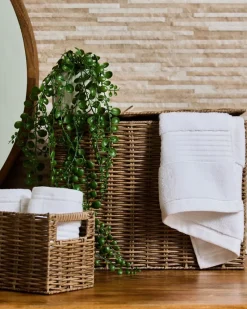 New Dunnes Stores Woven Storage Basket With Handles