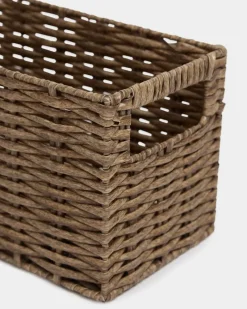 New Dunnes Stores Woven Storage Basket With Handles
