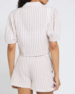 Fashion Dunnes Stores Yarn Dye Stripe Shirt